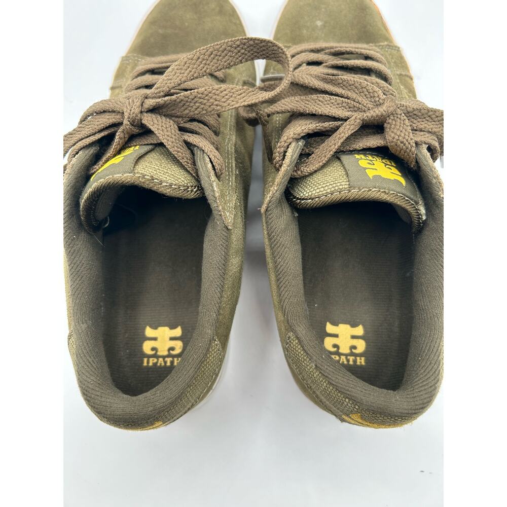 RARE Ipath Men's Stash Vulc Skate Shoe, Dark Olive Suede Hemp,7 M US - Picture 9 of 9